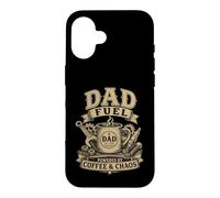 Dad Fuel Coffee Mechanic Citation Vintage Tool Illustration Coque pour iPhone 16