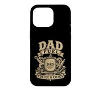 Dad Fuel Coffee Mechanic Citation Vintage Tool Illustration Coque pour iPhone 16 Pro