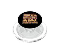 Dad Gas Silent But Dadly Premium Grade PopSockets PopGrip pour MagSafe