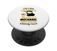 Dad Grandpa A Retired Mechanic If I Can't Fix It Nobody Can PopSockets PopGrip Adhésif