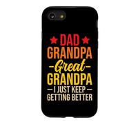 Dad Grandpa Great Grandpa I Just Keep Getting Better Coque pour iPhone SE (2020) / 7/8