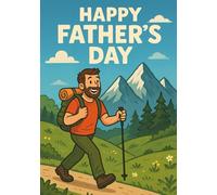 Dad in the Mountains | Sketchbook, format A5: 200 Blank Pages for Drawing and Writing | A Thoughtful Gift for Dad, Father’s Day or Birthday | Glossy Cover