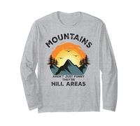 Dad Joke Word Pun Mountains aren't Funny They're Hill Areas Manche Longue
