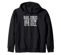 Dad Jokes are How Eye Roll Funny Fête des pères Papa Dada Sweat à Capuche