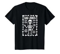 Dad Jokes : Skeleton Edition J'Ai trouvé cet humérus Funny Bones T-Shirt, Enfant, Noir, 2 Ans
