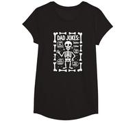Dad Jokes : Skeleton Edition J'Ai trouvé cet humérus Funny Bones T-Shirt, Fille, Noir, L