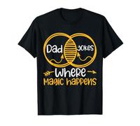 Dad Jokes Where Magic Happens T-Shirt Graphique avec Valeur