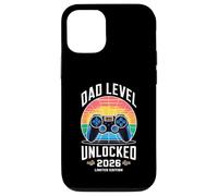 Dad Level Unlocked 2026 Funny Gamer New Dad Annonce Coque pour iPhone 12/12 Pro