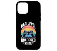 Dad Level Unlocked 2026 Funny Gamer New Dad Annonce Coque pour iPhone 12 Mini