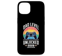 Dad Level Unlocked 2026 Funny Gamer New Dad Annonce Coque pour iPhone 13