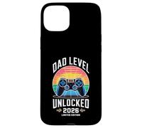 Dad Level Unlocked 2026 Funny Gamer New Dad Annonce Coque pour iPhone 15 Plus