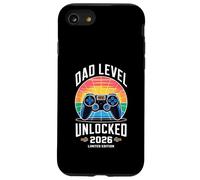 Dad Level Unlocked 2026 Funny Gamer New Dad Annonce Coque pour iPhone SE (2020) / 7/8