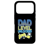 Dad Level Unlocked Funny Gamer New Dad Jeu vidéo Homme Coque pour iPhone 17 Pro