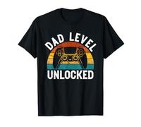 Dad Level Unlocked New Dad Gamer Baby Annonce T-Shirt