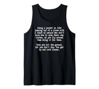 Dad life is hard, funny parenting, mom life humour Débardeur