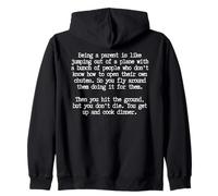 Dad life is hard, funny parenting, mom life humour Sweat à Capuche