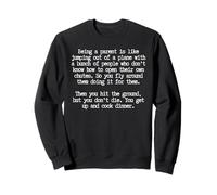 Dad life is hard, funny parenting, mom life humour Sweatshirt
