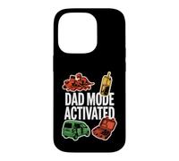 Dad Mode Activated Funny Fatherhood Minivan Parent Graphic Coque pour iPhone 14 Pro