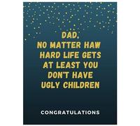 Dad, No Matter Haw Hard Life Gets At Least You Don't Have Ugly Children: Office Organizer . 8,5" X 11", 120 Page