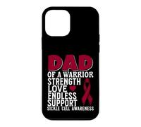 Dad of a Warrior Sickle Cell Awareness Family Matching Gifts Coque pour iPhone 12 Mini