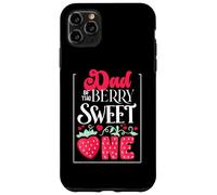 Dad of The Berry Sweet One Strawberry 1st Birthday Coque pour iPhone 11 Pro Max