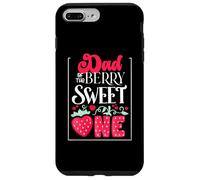 Dad of The Berry Sweet One Strawberry 1st Birthday Coque pour iPhone 7 Plus/8 Plus