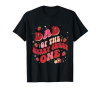 Dad of The Berry Sweet One Strawberry 1st Birthday Matching T-Shirt