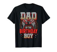 Dad of The Birthday Boy Jeu vidéo d'anniversaire Assorti T-Shirt