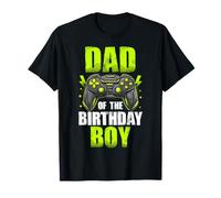 Dad of The Birthday Boy Jeu vidéo d'anniversaire Assorti T-Shirt