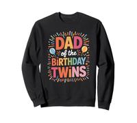Dad of The Birthday Twins Fun Family Matching Party Sweatshirt