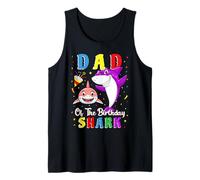 Dad of The Shark Birthday Family Matching Birthday Daughter Débardeur