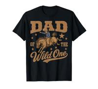 Dad of The Wild One Cowboy Western Rodeo Party Matching T-Shirt