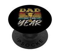 Dad of The Year Sayings Père fête des pères Papa PopSockets PopGrip Adhésif
