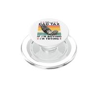 Dad Tax If I'm Buying I'm Essying Funny Retro Hand Open Meme PopSockets PopGrip pour MagSafe