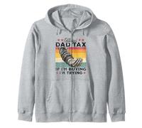 Dad Tax If I'm Buying I'm Essying Funny Retro Hand Open Meme Sweat à Capuche