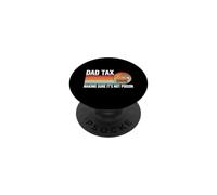 Dad Tax Making Sure It's Not Poison Fast Food Retro Dad Blague PopSockets PopGrip Adhésif