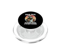 Dad Tax Making Sure It's Not Poison Funny Raton Laveur Fast Food PopSockets PopGrip pour MagSafe