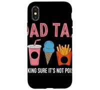 Dad Tax Making Sure It's Not Poison Humour Père Blague Coque pour iPhone X/XS