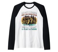 Dad Tax Making Sure It's Not Poison Racoon Father's day Manche Raglan
