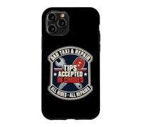 Dad Taxi and Repair Tips Accepted in Chores Badge Tee Coque pour iPhone 11 Pro