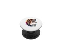 Dad The Man Myth Legend King Cool Lion Fête des pères PopSockets PopGrip Adhésif