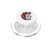 Dad The Man Myth Legend King Cool Lion Fête des pères PopSockets PopGrip pour MagSafe