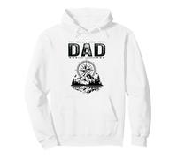 Dad The Man Myth Legend Mountain Compass Cool Fête des Pères Sweat à Capuche