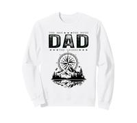 Dad The Man Myth Legend Mountain Compass Cool Fête des Pères Sweatshirt