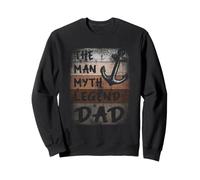 Dad The Man, Myth, Legend pour la fête des pères Vintage Retro Sweatshirt