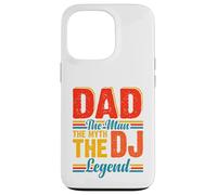 Dad The Man The Myth The DJ Legend Coque pour iPhone 13 Pro