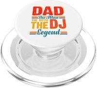 Dad The Man The Myth The DJ Legend PopSockets PopGrip pour MagSafe