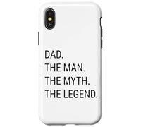 Dad The Man The Myth The Legend Funny Dad Saying Blague Coque pour iPhone X/XS