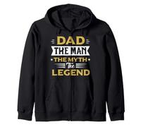 Dad The Man The Myth The Legend, Strong Dad Short Sleeve Sweat à Capuche