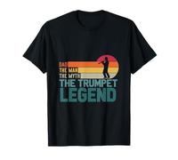 Dad The Man The Myth The Trompet Legend Retro T-Shirt
